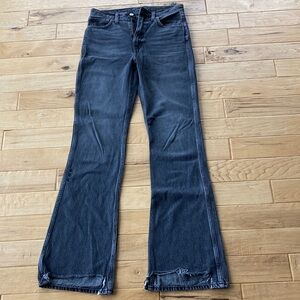 Etica Sacha Modern Flare dark grey Jeans